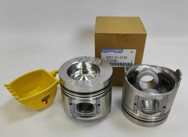 High-Performance Diesel Engine Engineering Machinery Parts Piston 6207-31-2120 for Engine Parts S6d95L Generator Set