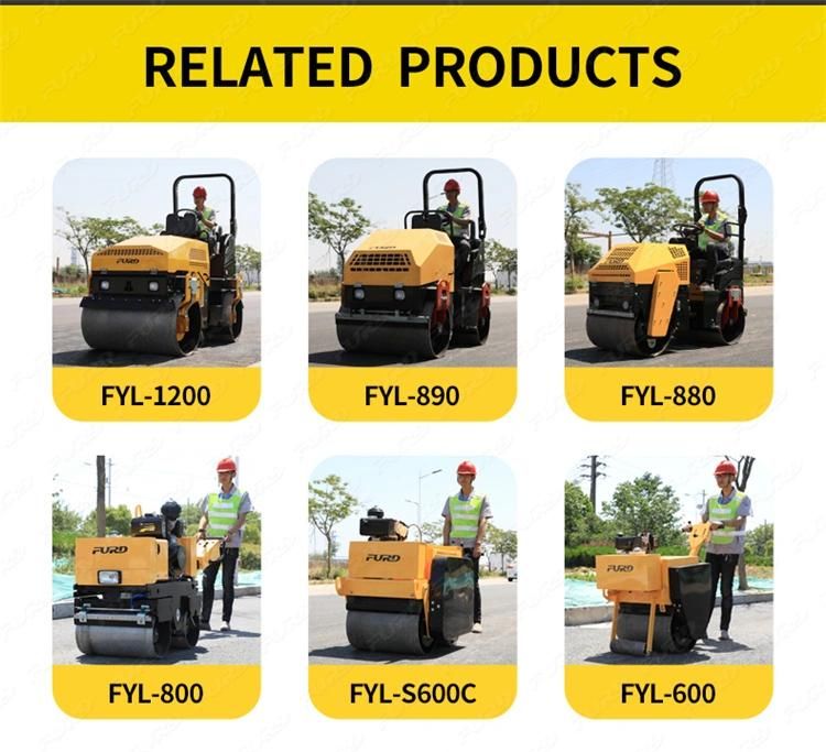 Road Roller Road Compactor Double Drum Vibratory Roller