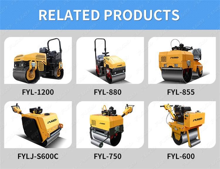 Offer Price 800kg Road Roller Compactor Asphalt Hand Road Roller Baby Road Roller