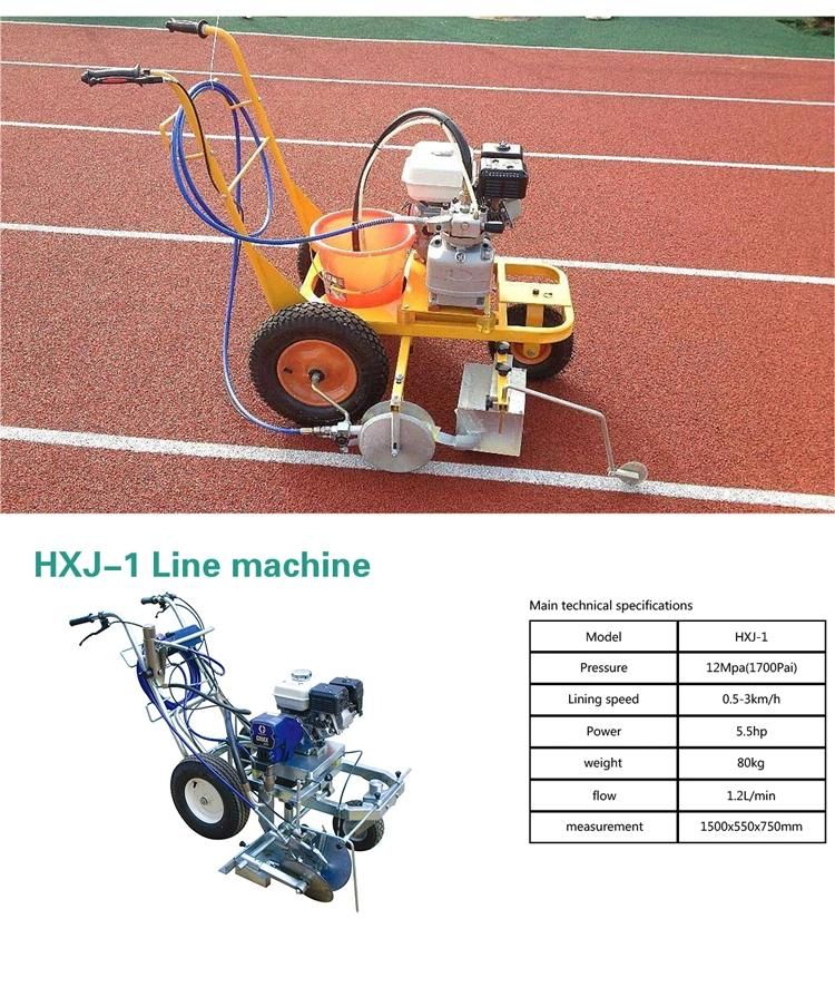 1.5t EPDM SBR Granules Rubber Flooring Spreading Paving Machine