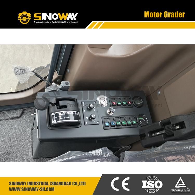 Small Motor Grader 165 HP Mini Road Grader for Snow and Gravel Removal