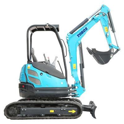Hot Sale China 2.4 Ton Cheap Yanmar Engine Mini Cabin Excavator Digger with Closed Cabin/Hydraulic/Crawler/CE/Construction
