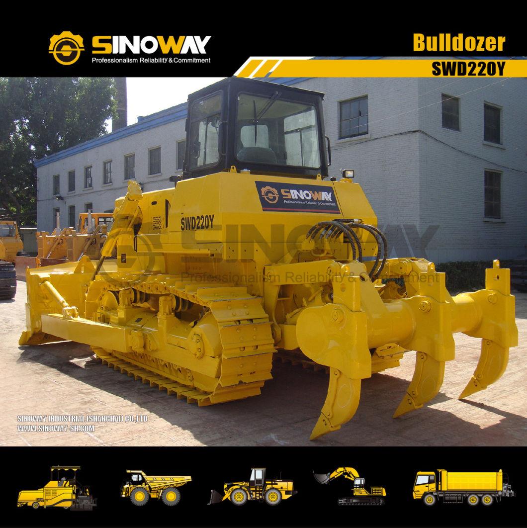 Chinese Top Quality Straight Blade Crawler Bulldozer 220HP for Sale