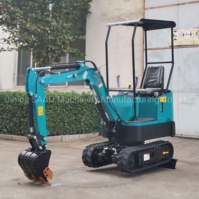 China Cheapest Micro Diggers 0.8 Ton Mini Excavator with CE