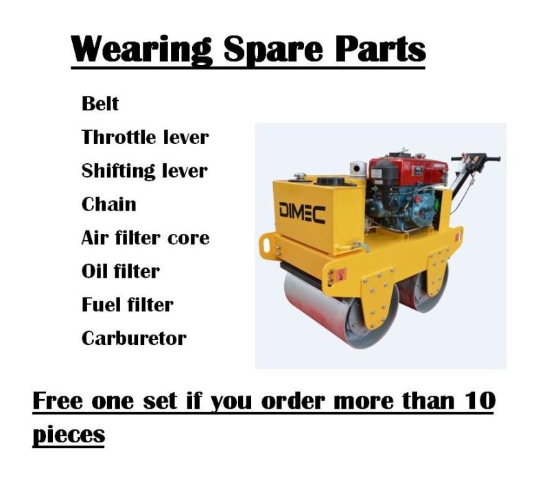 Pme-R800 Water Cooled Diesel Engine Road Roller for Construction Works