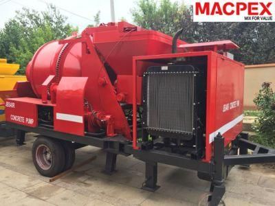 Concrete Pump with Mixer by Diesel Power Construction Machinery