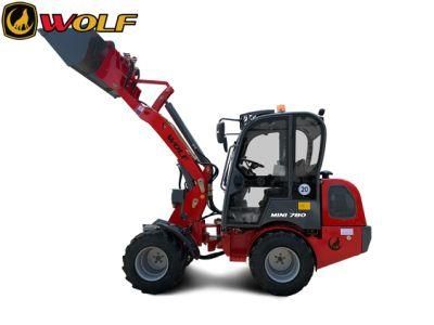 Small Farm Loader Wolf Mini780h for Different Works