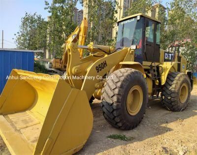 Original Japan Used Caterpillar 950h Wheel Loader/Secondhand Cat 966g/966h/950e/950g Loader