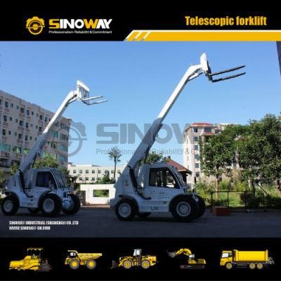 3 Ton Telescopic Forklift 4WD Telehandler Loader with Cummins Engine