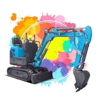 10% off! Hydraulic Mini Crawler Excavators Amphibious New Small Digger 1 Ton Excavator with Cab for Sale