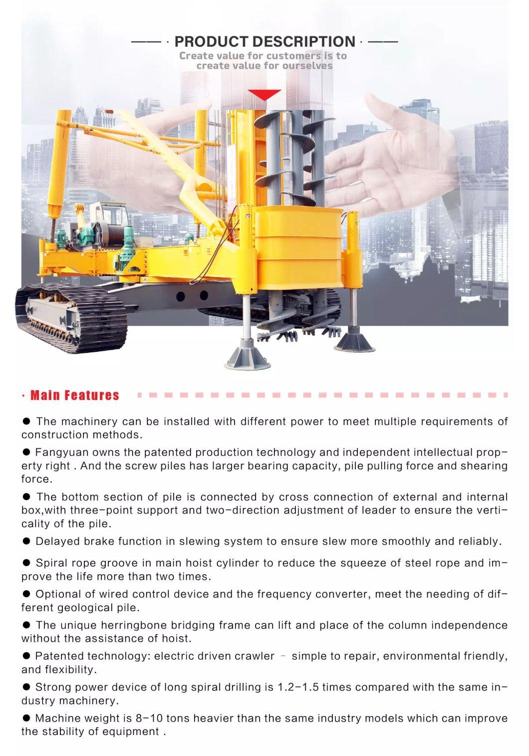 Used for Building Hydraulic Hammer Pile Driver