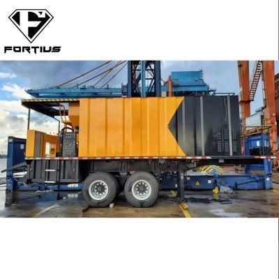 Fortius 10cbm 3500L Micro Slurry Seal Surfacing Semi Trailer Asphalt Bitumen Paver Pavement Machine for Sale