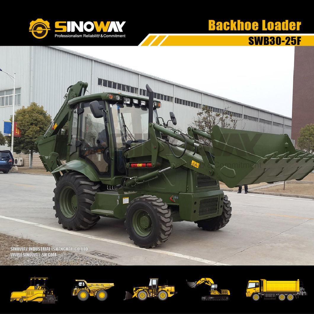 Hydraulic Backhoe Wheel Loader with Good Condition