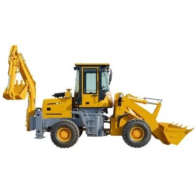 Cost Effective 4 Wheel Drive Front End Loader with Excavator Backhoe for Sale
