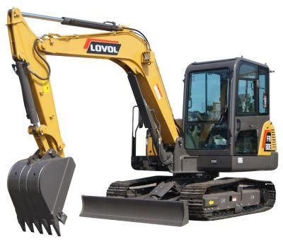 Lovol Fr60e Mining 6ton Digger 2m Depth Cheaper New RC Excavator with Good Price