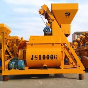 Twin Shaft Concrete Mixer Js1000 (60m3/h) Concrete Mixer with Good Quality