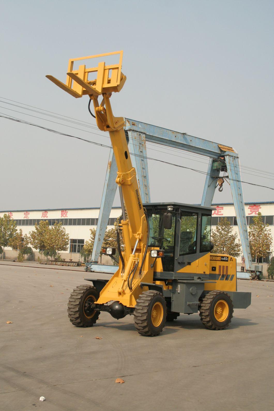 Articulated 1.8ton Telescopic Extend Arm Wheel Loader Price