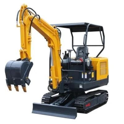 China Factory Supply 2t Mini Excavator with Cabin for Agriculture