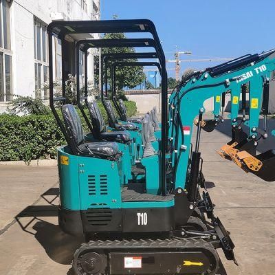 Chinese Mini Digger Machine Small Excavator 1 Ton Low Price Mini Excavator for Sale