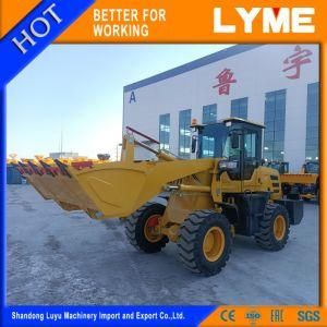 China 1.6t Farm Use Mini/Small Front End Wheel Loader with Shovel