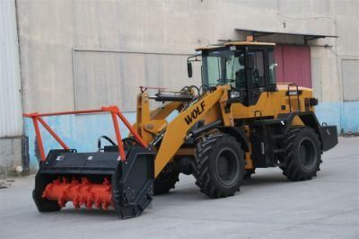 Cheap Price Wolf Brand 3 Tons/3t/3000kg Loading Capacity Wl927/Zl30 CE Certificated Wheel Loader Hot Sale in South American