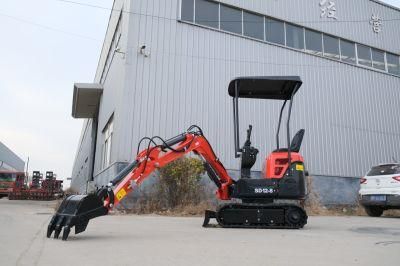 1 Ton Mini Diggers and Excavators with Boom Swing