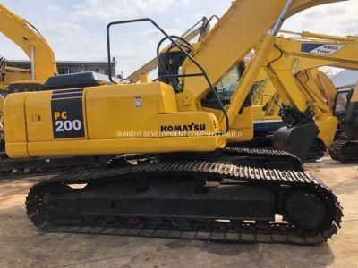 New Arrival Japan Surplus 20t Slightly Used Komatsu PC200-7 PC200 Crawler Excavator