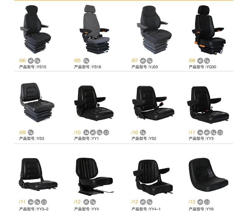 Construction Machine Parts Mechanical Suspension Excavator Seat