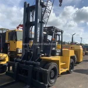 Original Japanese Komatsu 10 Ton Fd100t Used Diesel Forklift on Sale