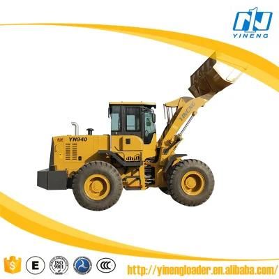 Yn Wheel Loader 4 Tons, Cummins Engine 112kw