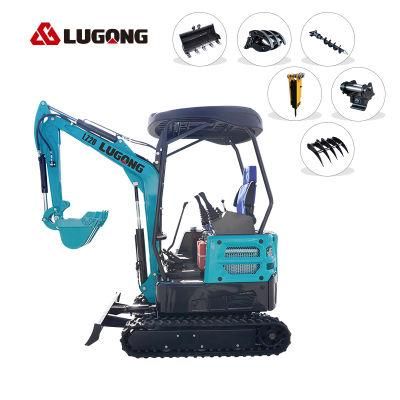 Special Small-Scale China Lugong Mini Crawler Excavator Lz20