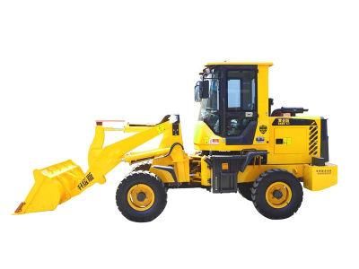 Popular Yunnei Engine Turbo Charged 55kw Mini Wheel Loader with Hydraulic Joystick