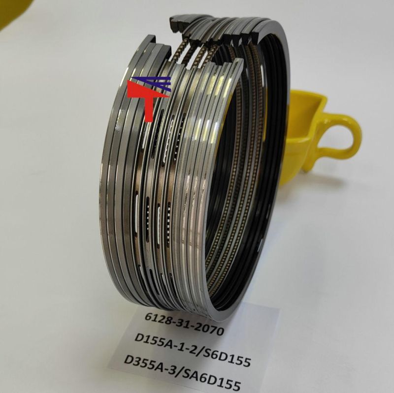 High Quality Diesel Engine Mechanical Parts Piston Ring 6128-31-2070 for Engine Parst PC400-5 D155A-1-2 S6d155 D355A-3 SA6d155 Generator Set