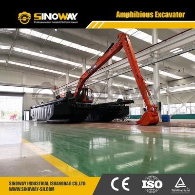 Hot Sale Long Reach Arm Doosan Dx215-9 Amphibious Excavator