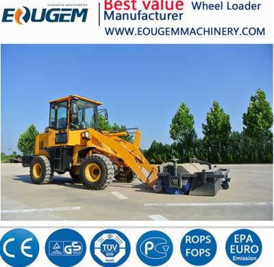 Eougem Mini Loader Gem918 with Pallet Fork and Joystick Control