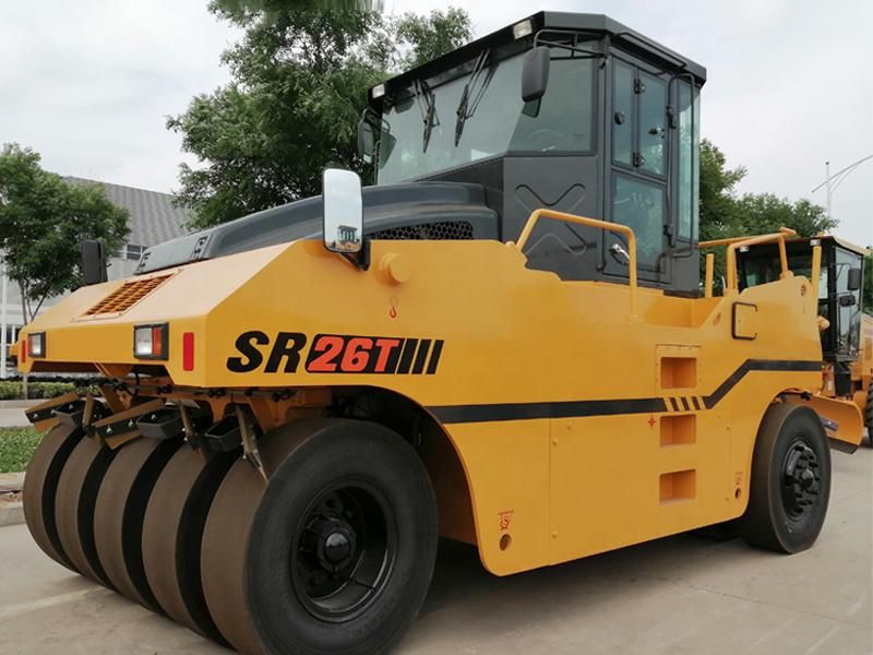 Tire 26 Ton Pneumatic Roller Machine for Construction Project