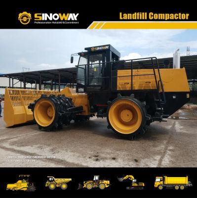 China Popular 355HP 33 Ton Hydraulic Landfill Compactor