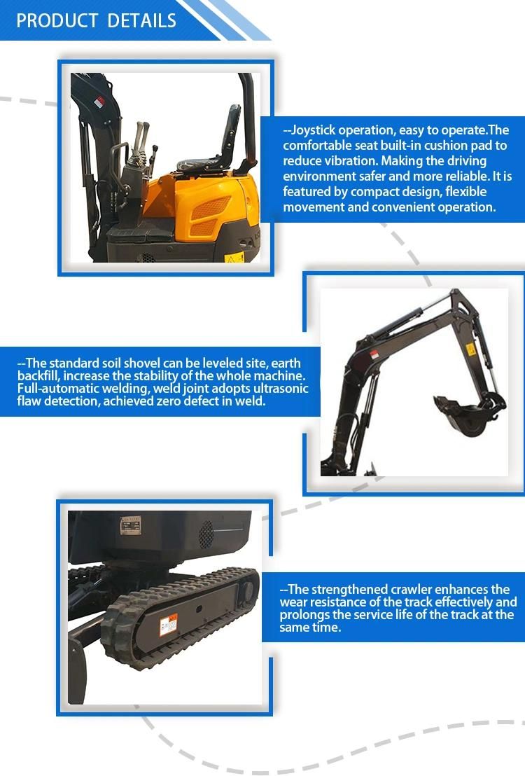 Haiqin Brand (HQ20) with Japan Yanmar Engine 2.0 Ton Mini Excavator