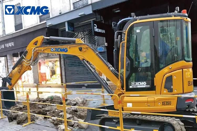 China XCMG 3.5 Ton Mini Small Hydraulic Excavator Digger Xe35u Price