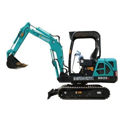 Excavator Mini 2 Ton 2.5 Ton Mini Excavator Digger SD25b