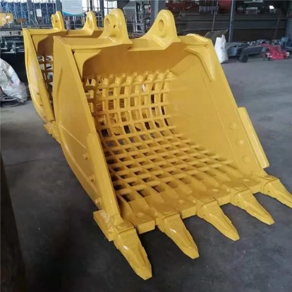 PC400 Excavator Grid Bucket Screening Bucket Filter Bucket