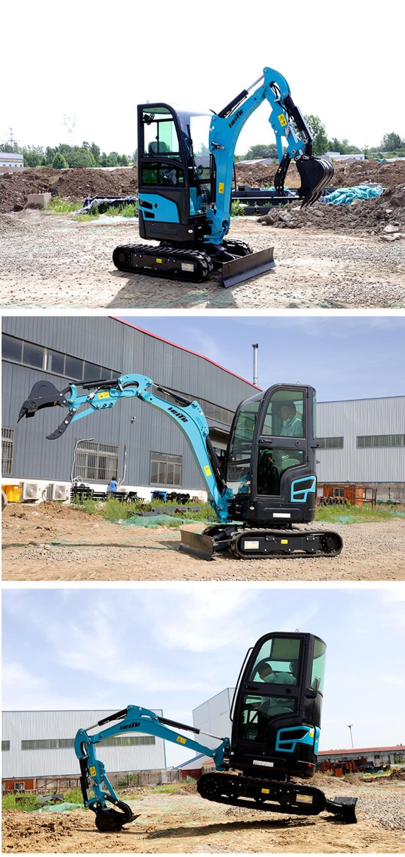 Small Digger Agricultural Excavator Small Orchard Excavator 2.0ton Hydraulic Crawler Mini Excavator