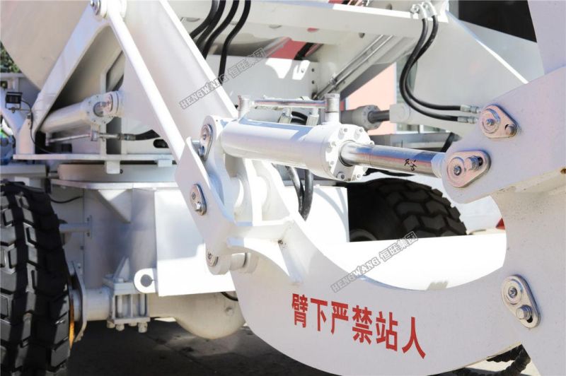 CE EPA Truck Mounted Concrete Mixer with 4 Wheels