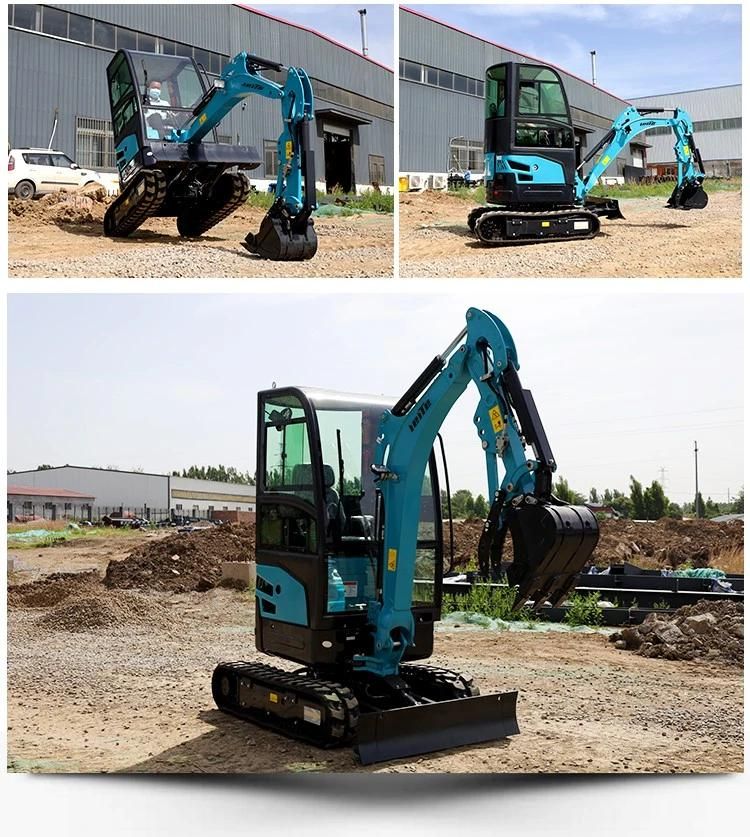 0.8 Ton 1 Ton 1.5 Ton 1.8 Ton 2 Ton Mini Excavator for Sale with Euro 5 Emission Standard EPA&CE Certificate