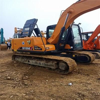 Used Mini Excavating Digger Sunny Sy60c-9 6 Ton Excavator on Sale