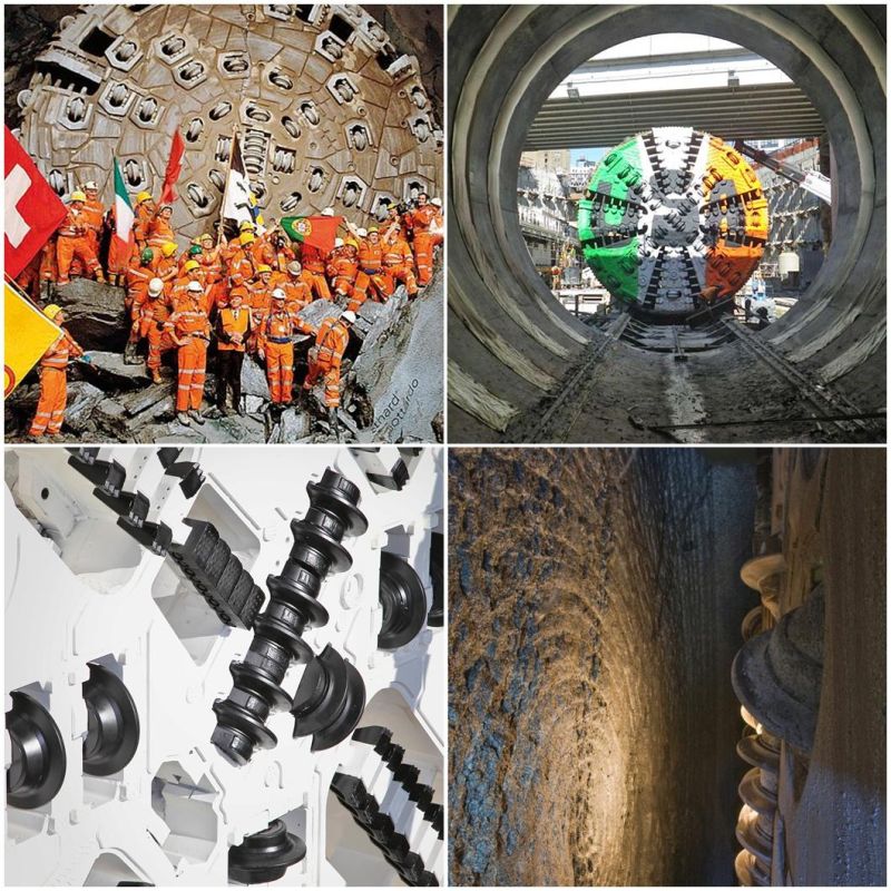 Tunnel Boring Machine / Pipe Jacking Machine / Single Disc Cutter / Tbm Cutter / Rock Drilling Tools / Raise Boring Cutter / Double Disc Cutter Ring