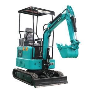 Farm Use 2ton Multifunction Mini Digger Machine Mini Crawler Excavator with Attachments for Sale