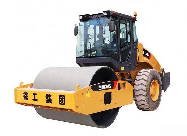 XCMG Official Xs163j 16 Ton New Single Drum Vibratory Road Rollers Price for Sale