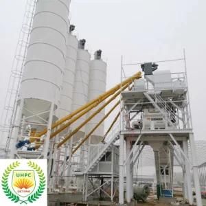 Detong Hzs60 Concrete Batching Plant with Vibrating Mixing Machine