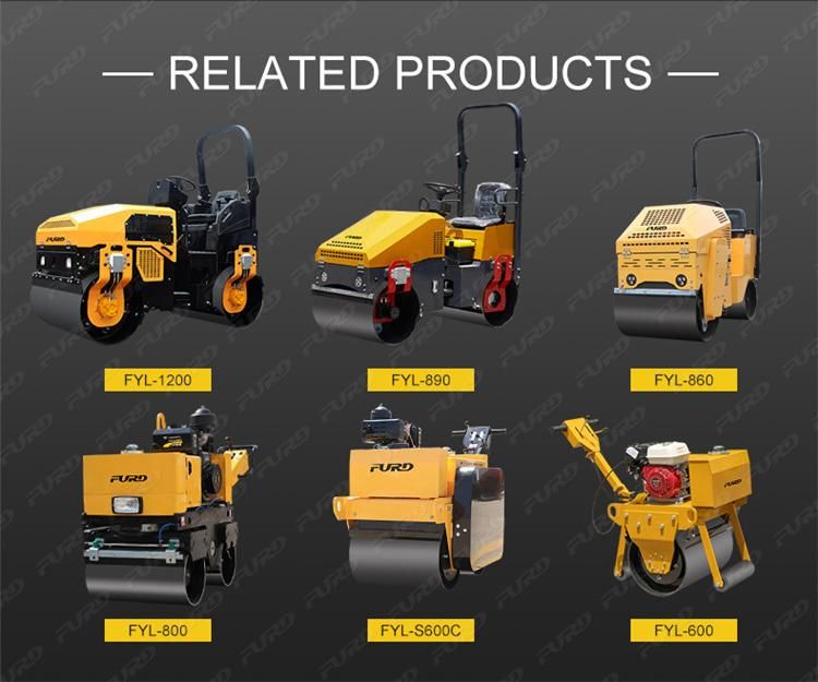 9HP Roller Compactor for Sale 2 Ton Hand Compactor Mini Road Roller